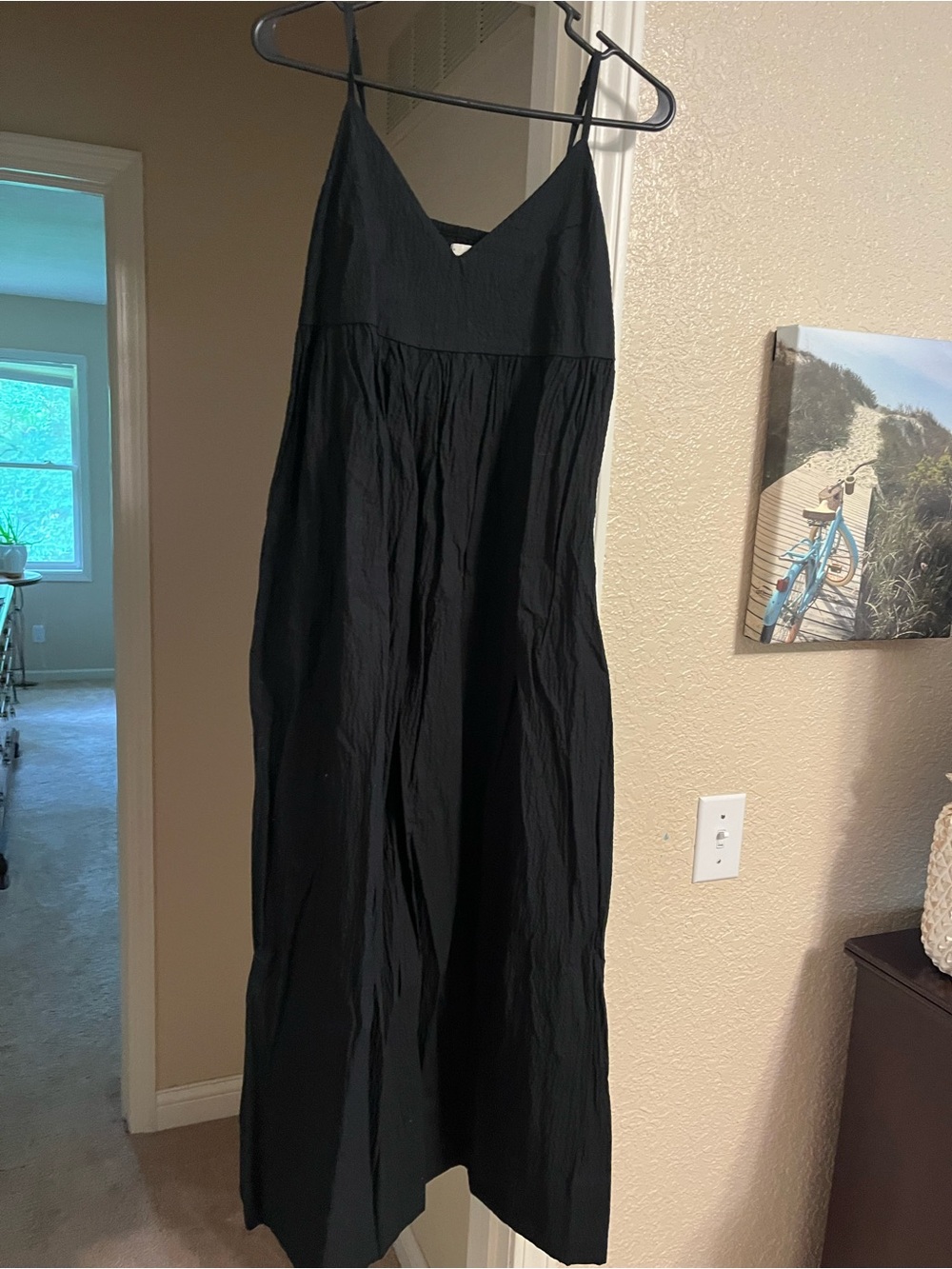 Black V-Neck dress